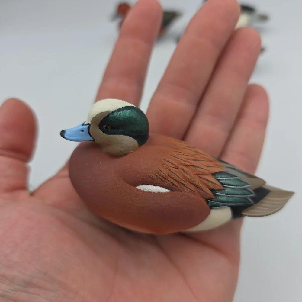 Jett Brunet Miniature Decoy Ducks Unlimited Decoys Lot Of 8  2006-2011, 013,015